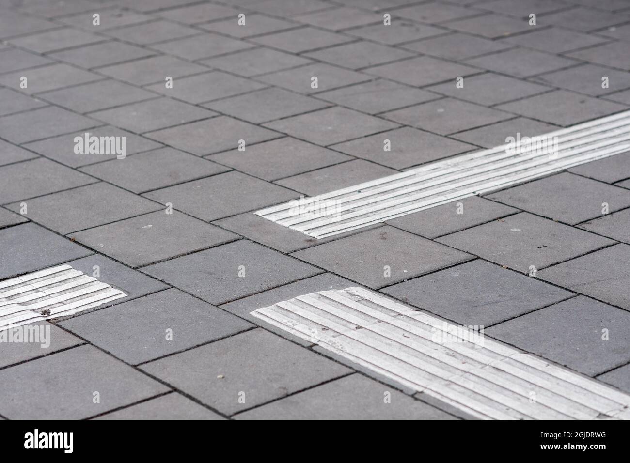 Tactile paving, tactile guideways for the visually impaired, blind ...
