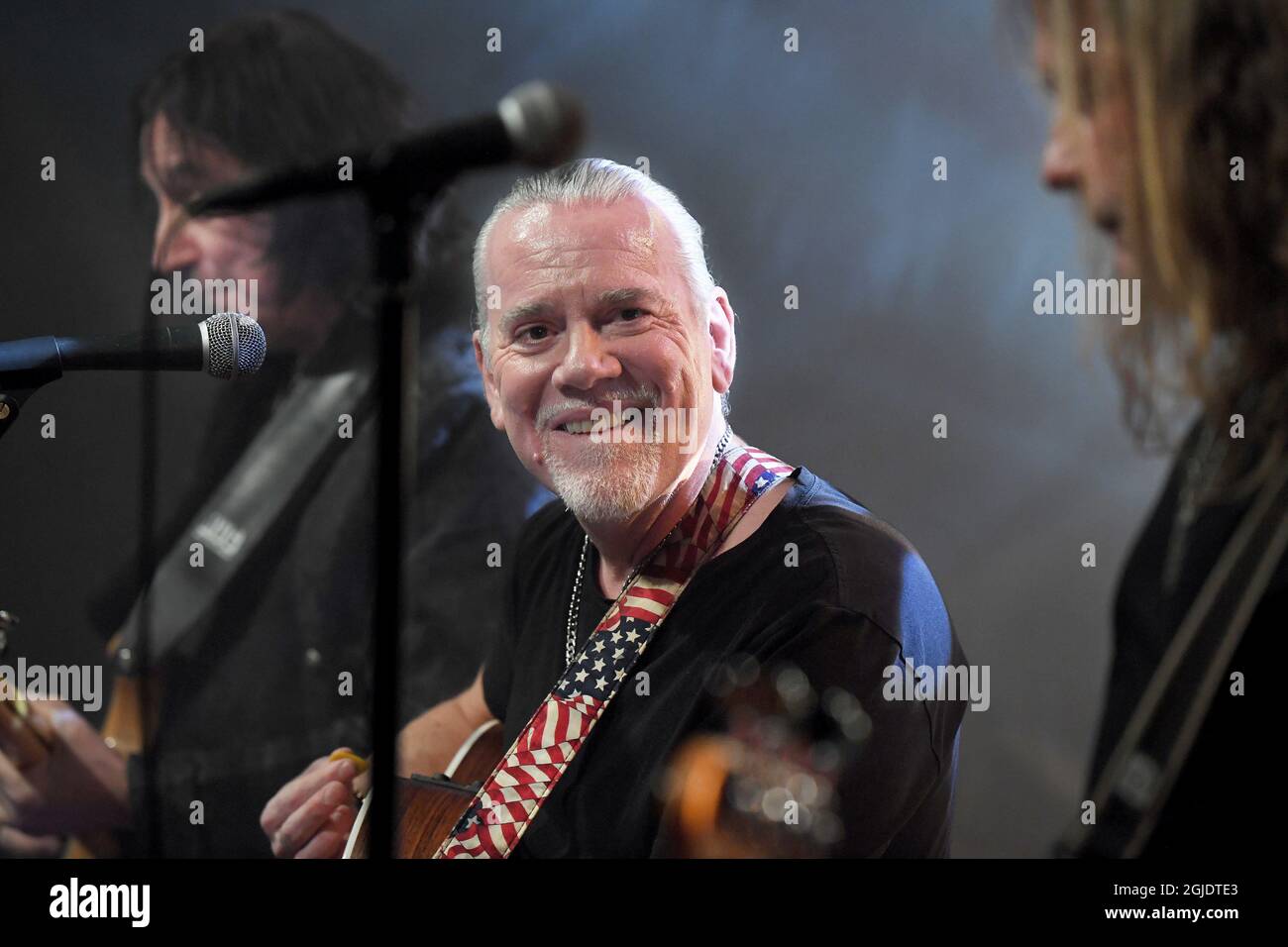 Swedish rock and metal band Alien during a live-streamed concert from Qtech  in Partille, Sweden, on November 26, 2020. Photo: Tommy Holl / TT code 2391  Stock Photo - Alamy
