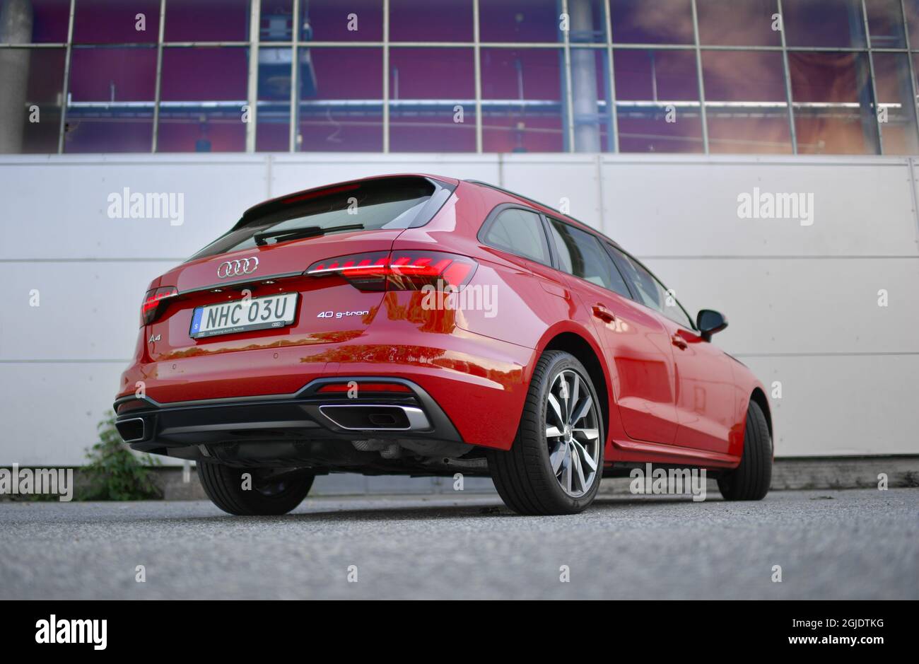 Audi A4 Avant g-tron. Photo: Anders Wiklund / TT / code 10040 Stock Photo