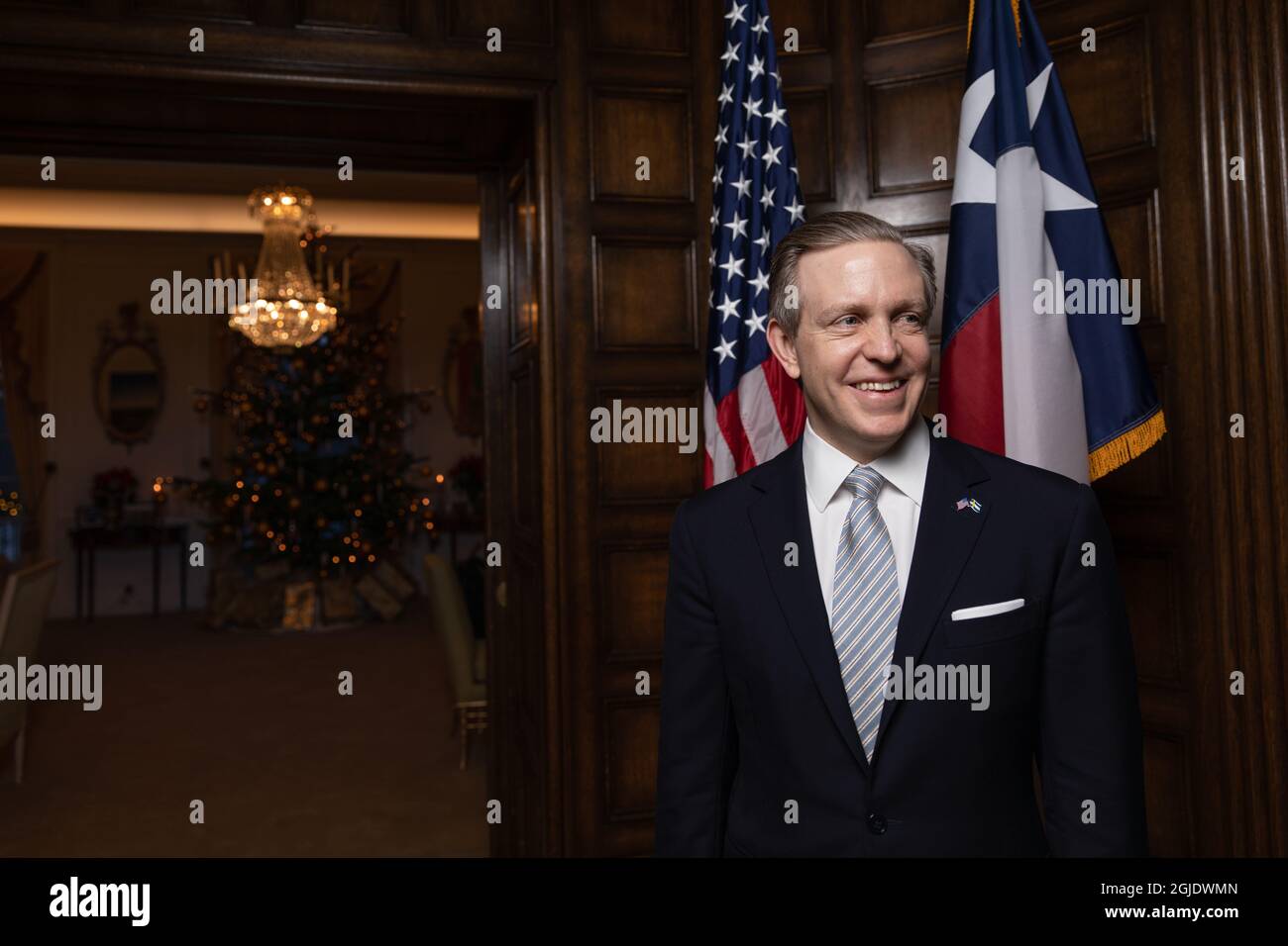STOCKHOLM 2020-12-15 Ken Howery, U.S. Ambassador to the Kingdom of Sweden,  photographed at the residence in Stockholm, Sweden, on December 15, 2020.  Photo: Barzan Dello / TT / code 3000 Stock Photo - Alamy