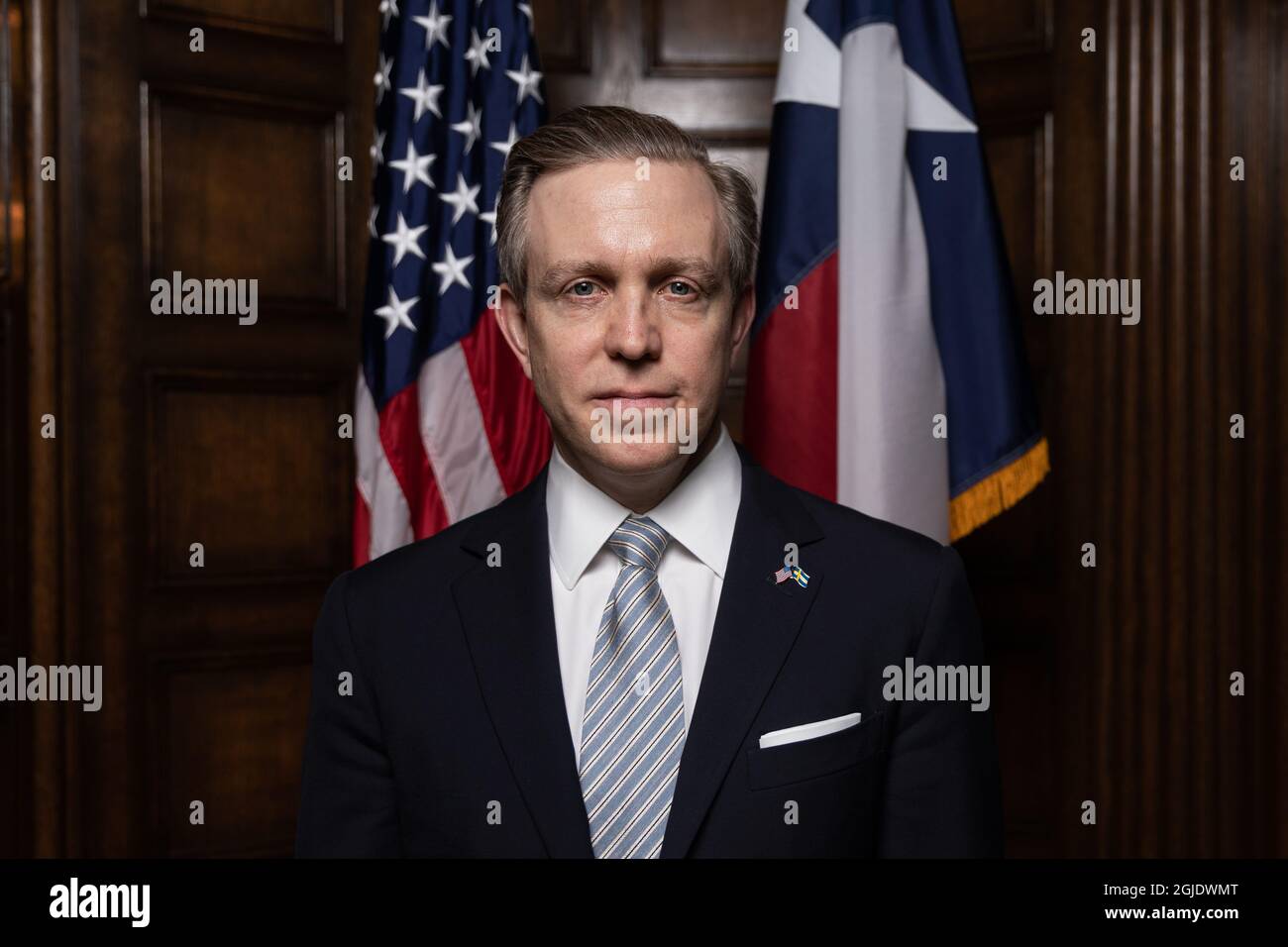 STOCKHOLM 2020-12-15 Ken Howery, U.S. Ambassador to the Kingdom of Sweden,  photographed at the residence in Stockholm, Sweden, on December 15, 2020.  Photo: Barzan Dello / TT / code 3000 Stock Photo - Alamy