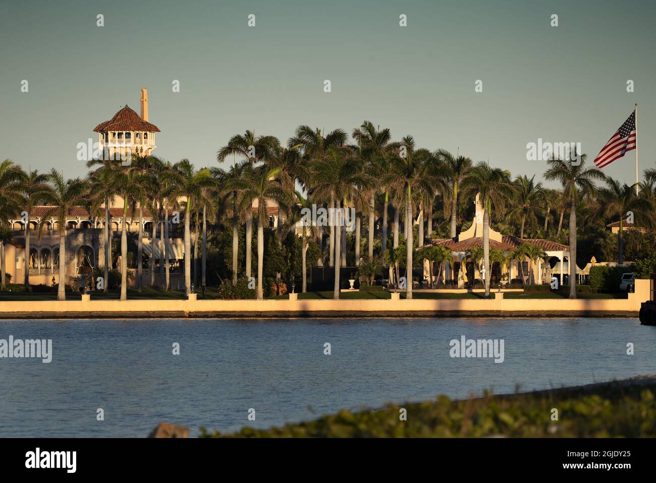 Donald Trump's Private Club Mar-a-Lago, Palm Beach, Florida, USA, on January 24, 2021. Photo: Jerker Ivarsson / Aftonbladet / TT code 2512 Stock Photo