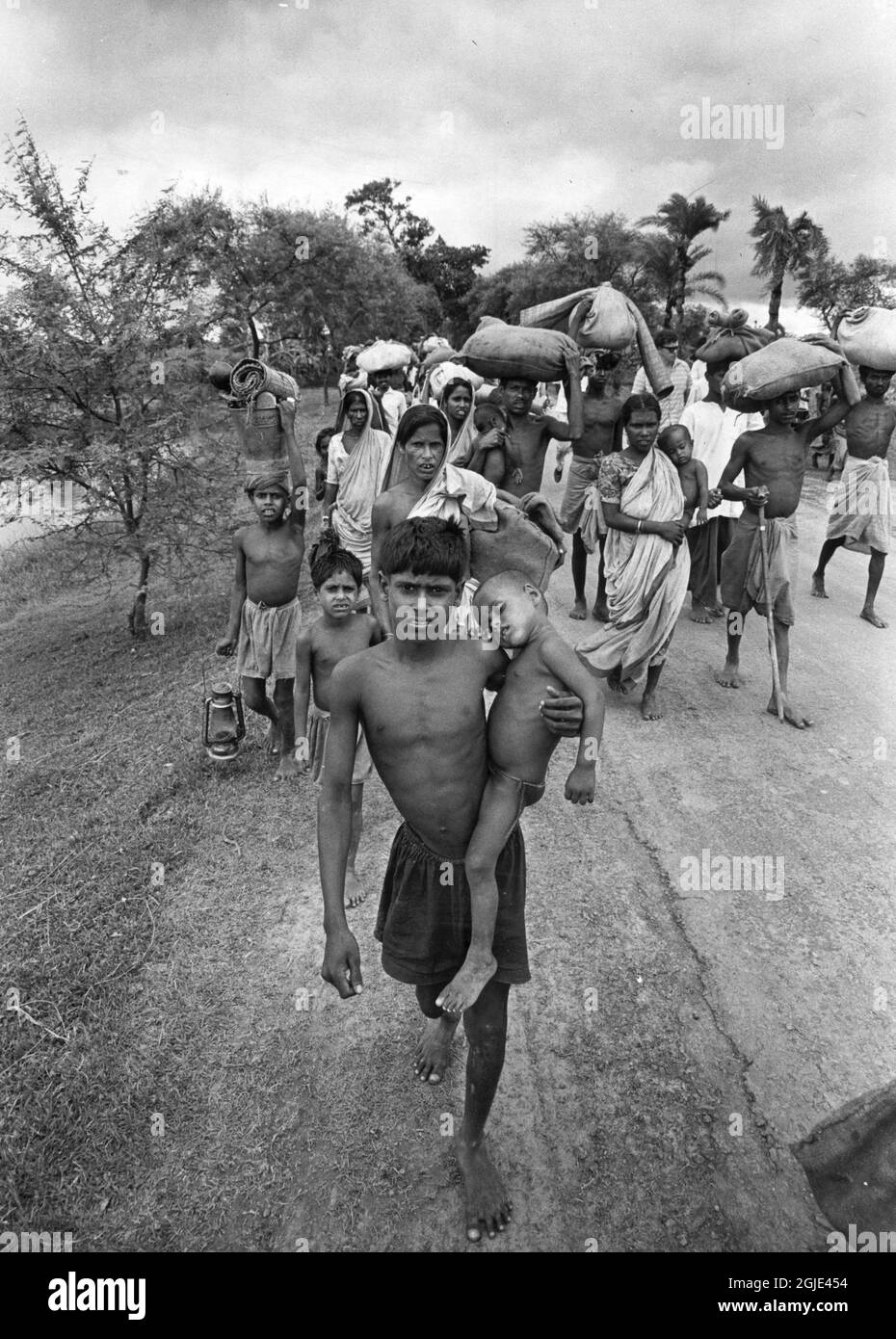 1971-06-24 The East Pakistani refugees only managed to bring a few belongings with them to India where their presence is creating growing religious tension. Photo: Leif Engberg / DN / TT / Code: 15  Stock Photo