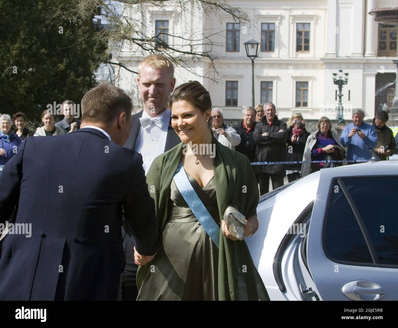 Crown Princess Victoria attended the 100-year anniversary of the students' farce Uarda at the Academic Society at the University of Lund, Sweden. Stock Photo