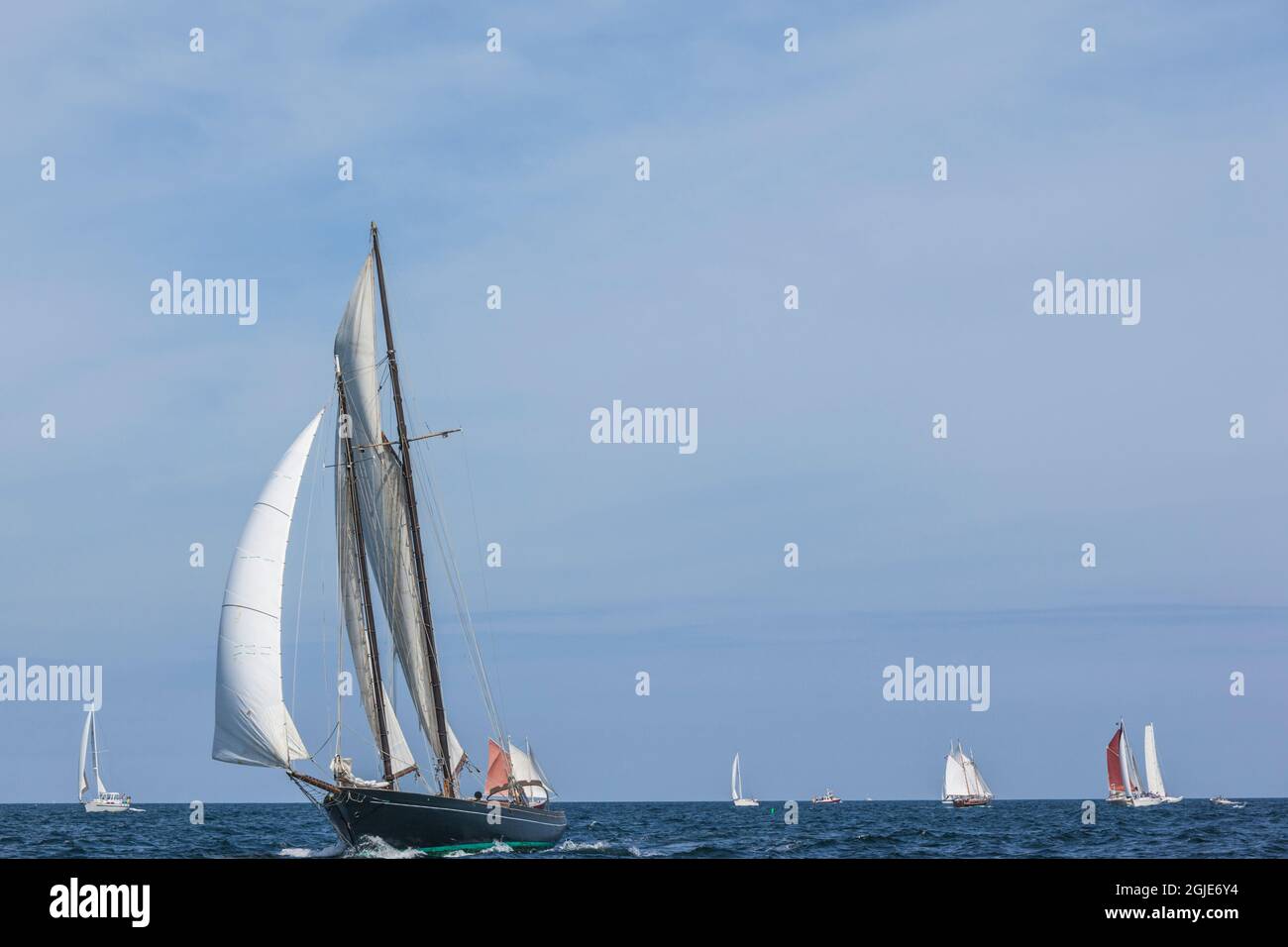 USA, Massachusetts, Cape Ann, Gloucester. Gloucester Schooner Festival