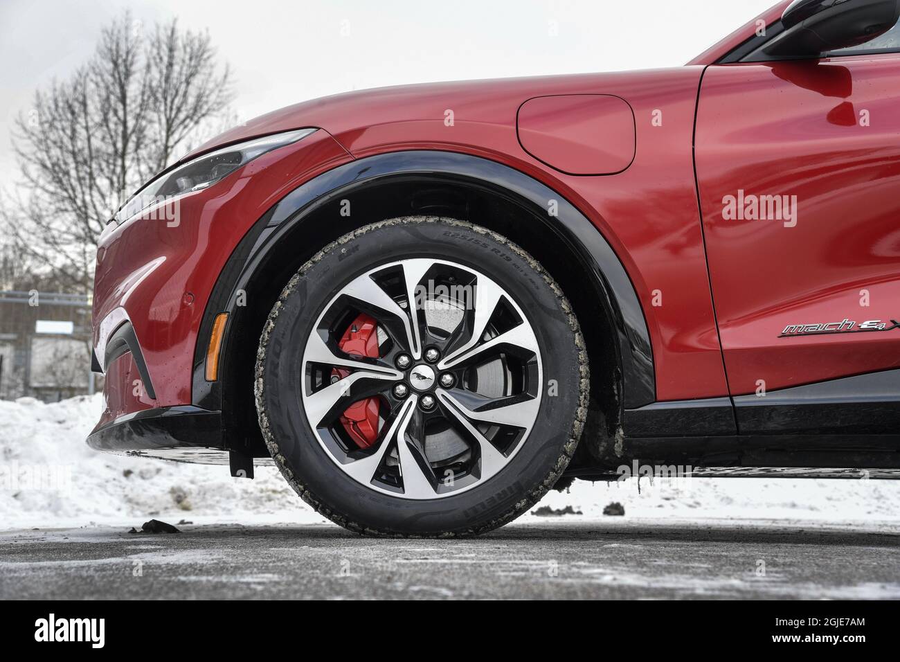 Ford Mustang Mach-E, wheels Photo Anders Wiklund / TT code 10040 Stock ...