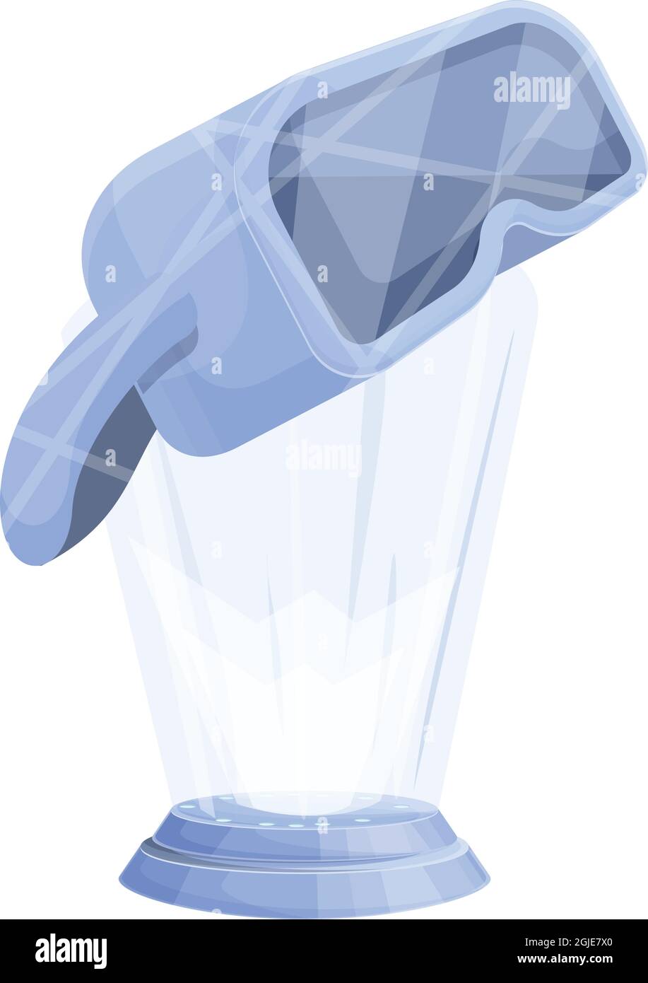 Virtual reality hologram icon cartoon vector. Vr technology. Digital game Stock Vector