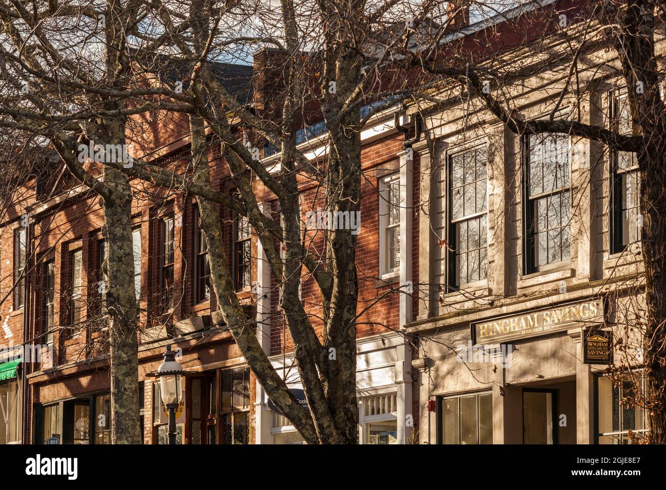 USA, Massachusetts, Nantucket Island. Nantucket Town, Main Street