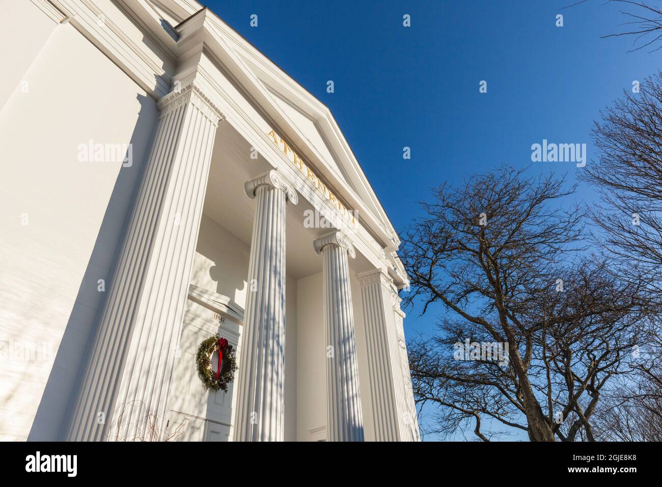 Nantucket Library USA, Massachusetts, Nantucket Island. Nantucket Town, Nantucket ...