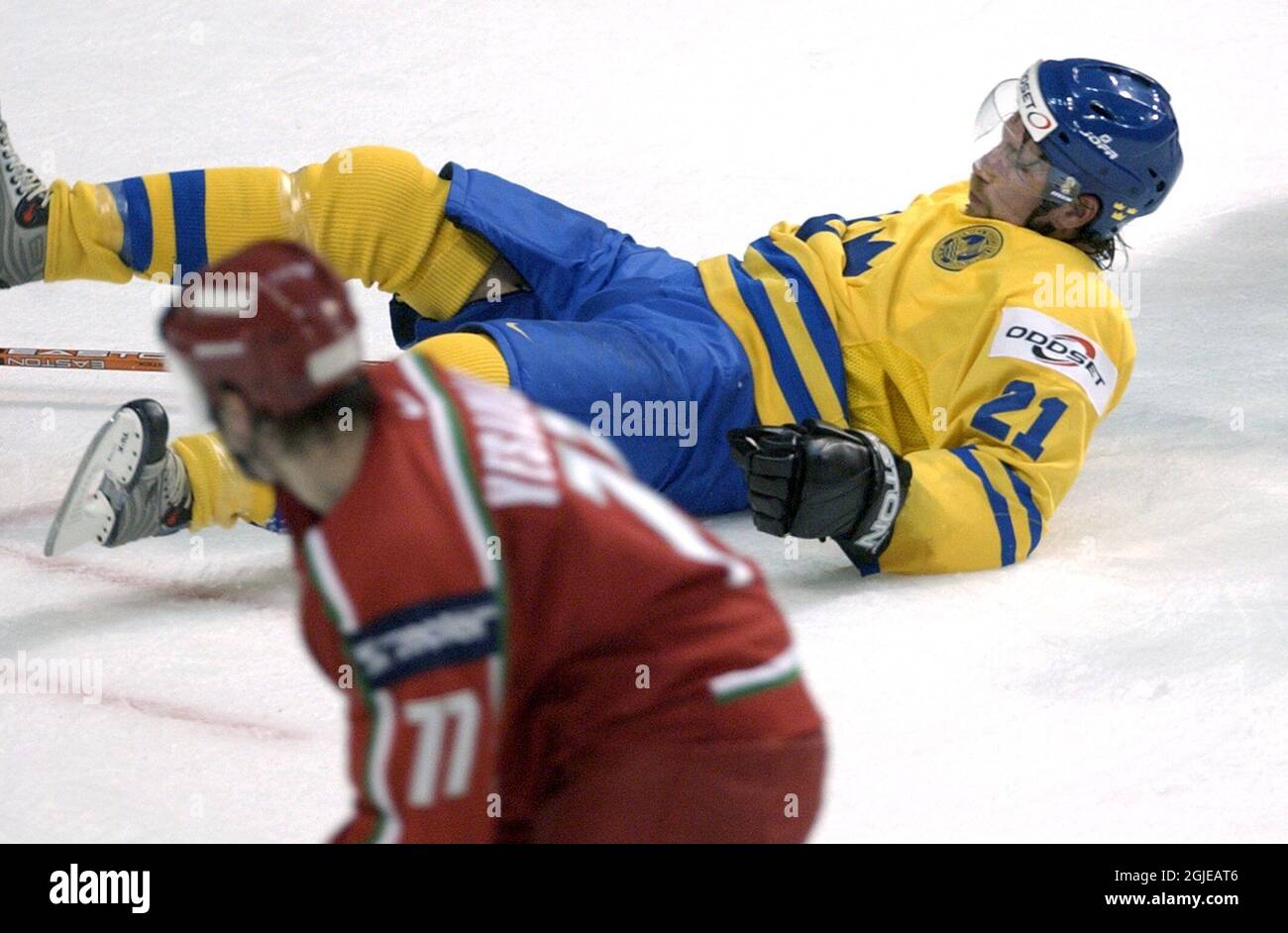 PETER FORSBERG Swedish ice hockey player for many years in North America  NHL Stock Photo - Alamy