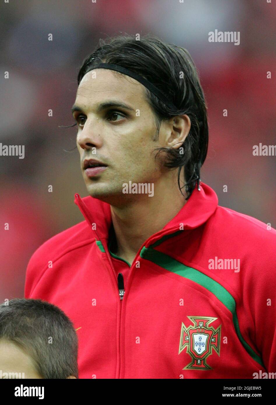 Portugal's Nuno GOMES during the group A match between Portugal and Turkey in Geneva, Switzerland at the Euro 2008 European Soccer Championships Stock Photo