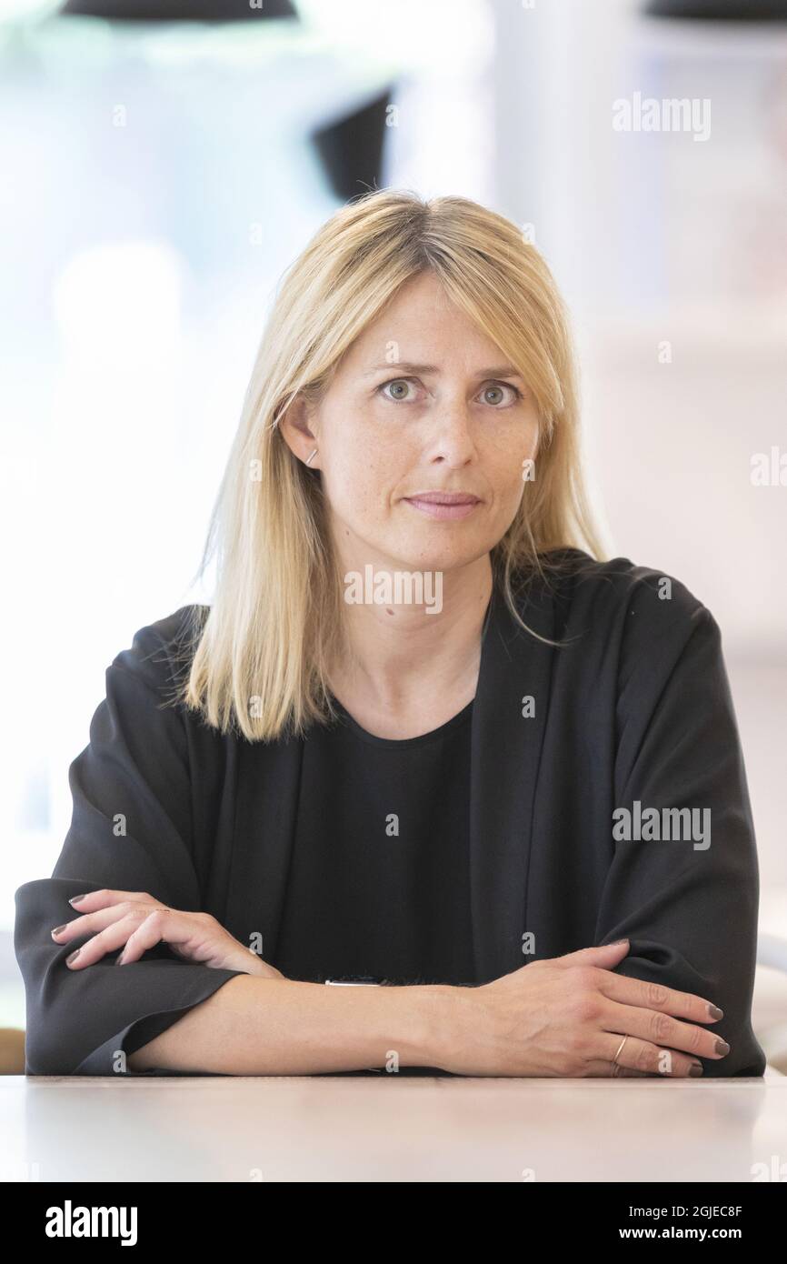Helena Helmersson, CEO H&M, photographed in Stockholm, Sweden, on June 29,  2021, during an interview in connection with the release of the company's  interim report. Photo: Ali Lorestani / TT / code 11950 Stock Photo - Alamy