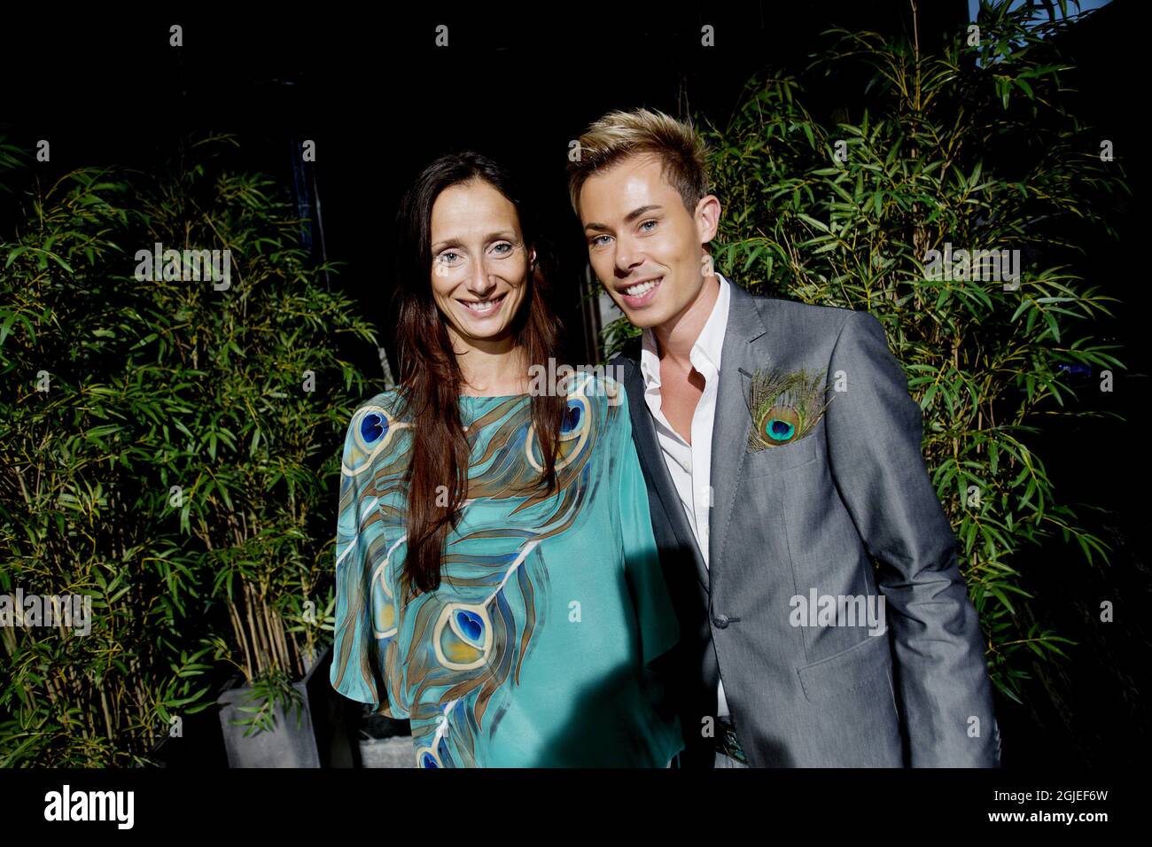 Deisgners Leila Hafzi and Marcus Andre 