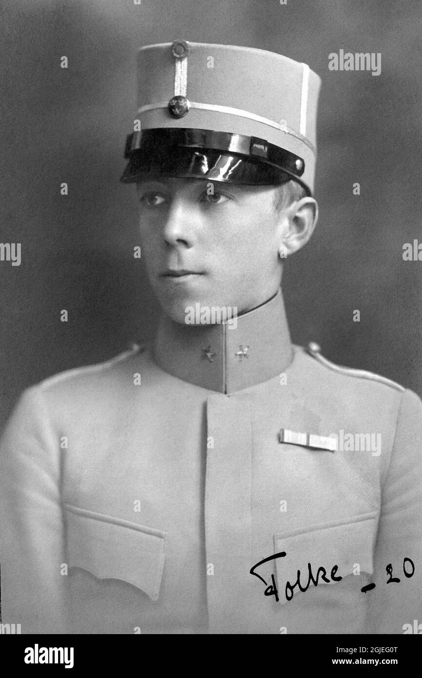 Count Folke Bernadotte in Stockholm, Sweden in the 1920's. An unknown child  of Count Folke Bernadotte, closely related to the Swedish Royal family, has  been revealed 60 years after his death. Count