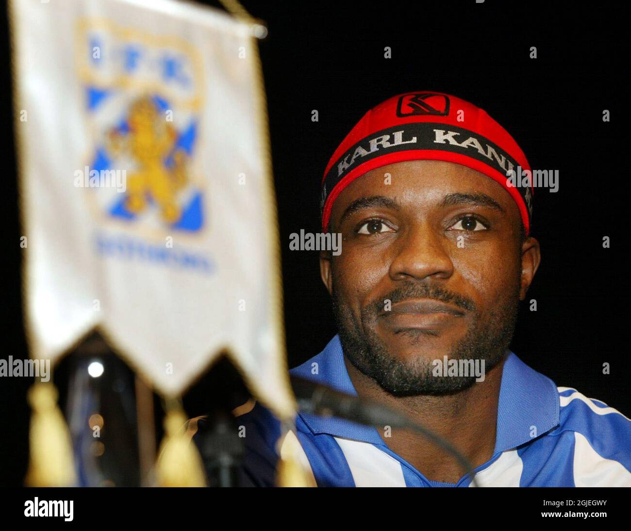 New IFK Gothenburg signing Peter Ijeh Stock Photo Alamy
