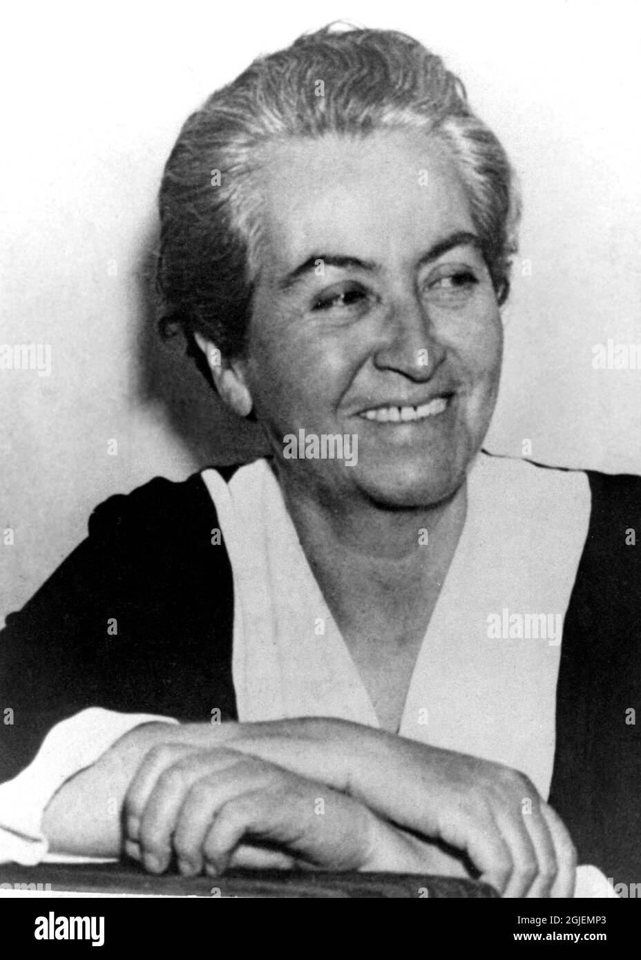 Gabriela Mistral 1945 Nobel Prize Of Literature Laureate Stock Photo Alamy
