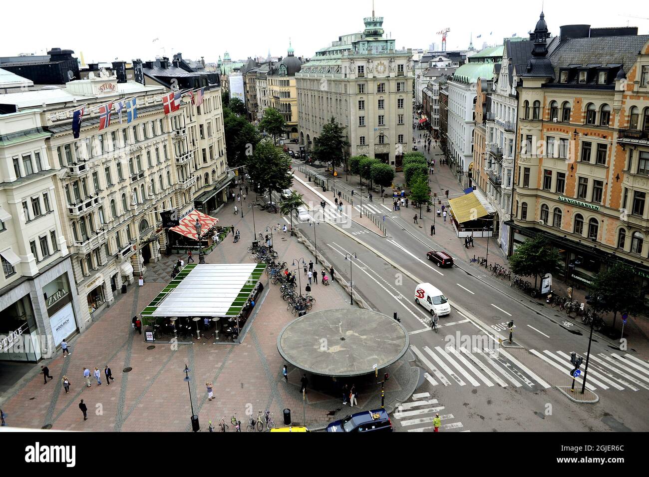 Stureplan in central Stockholm Stock Photo - Alamy