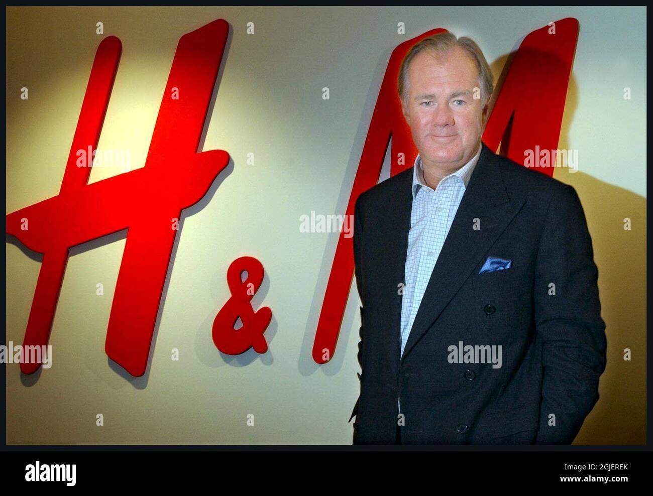 Stefan Persson, chairman of the board of the Swedish retail ready-made  clothing giant Hennes & Mauritz or H&M. Stefan Persson is the principal  owner of the company and son to the founder