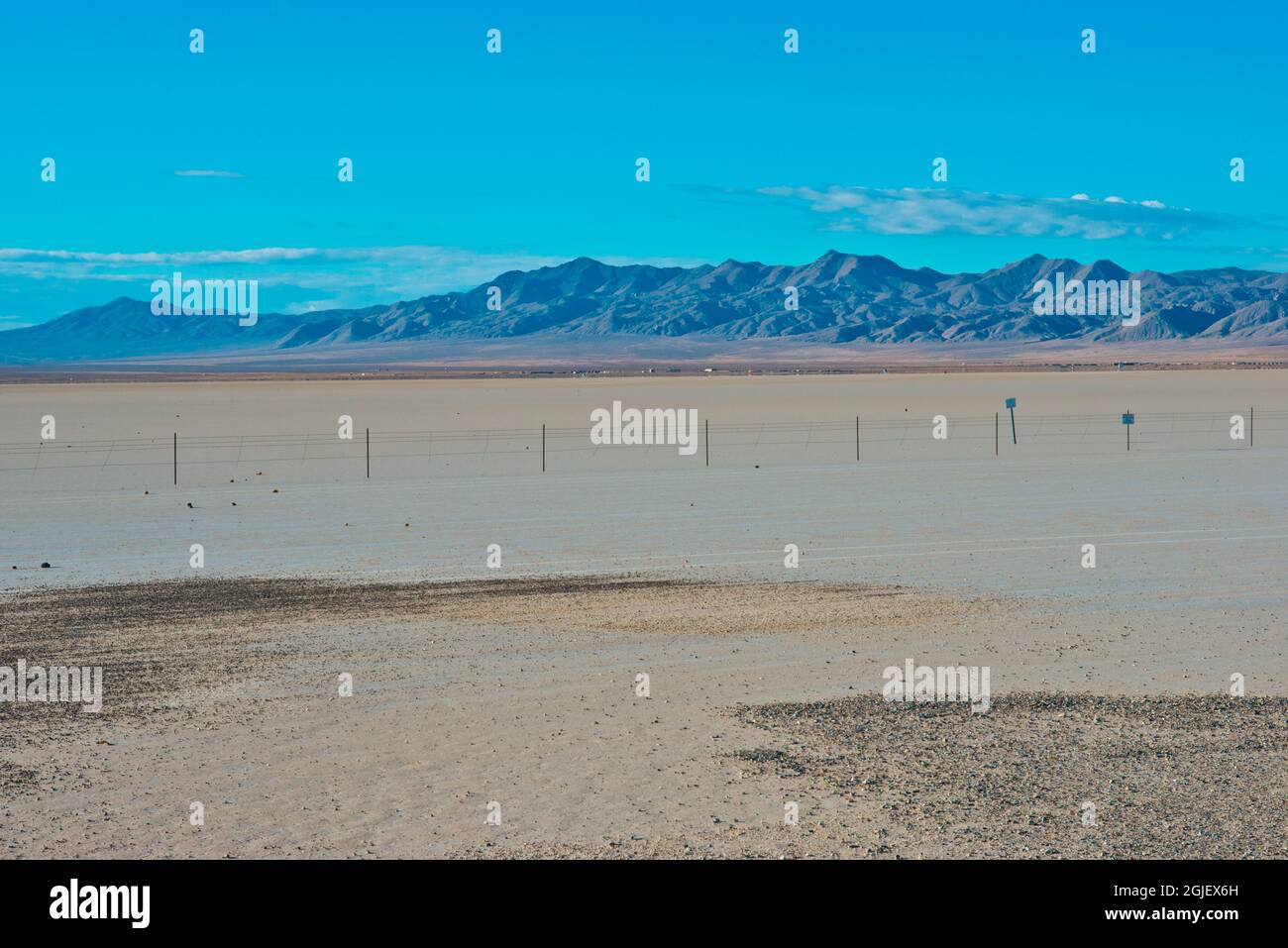 USA, Nevada, Fallon. Scenic vistas along US Highway 50, Clan Alpine Mountains. Stock Photo