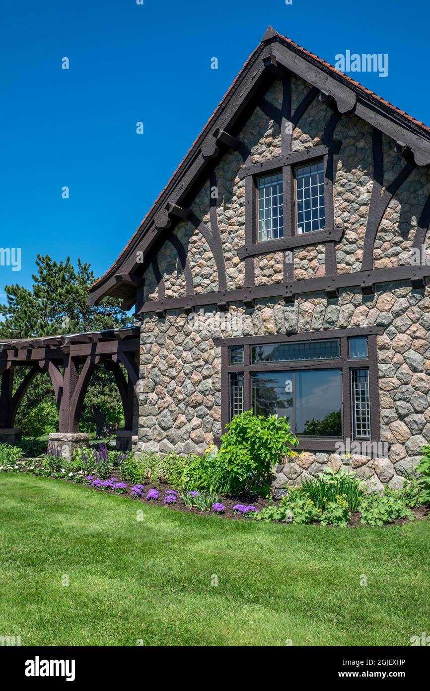 USA, New Hampshire, Moultonborough. Castle in the Clouds, Lucknow Mansion Stock Photo Alamy