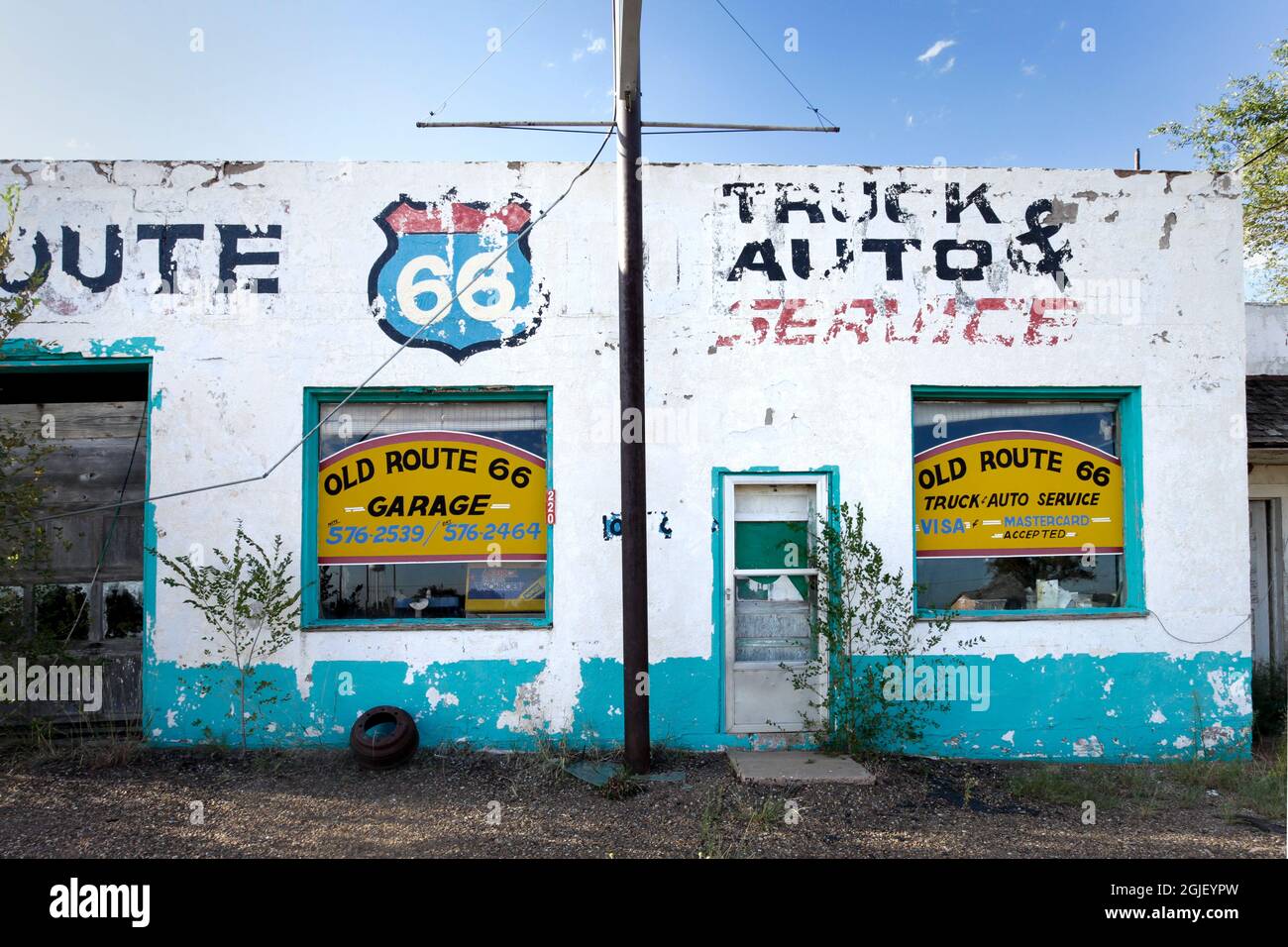 San Jon, New Mexico, USA. Route 66 Stock Photo Alamy