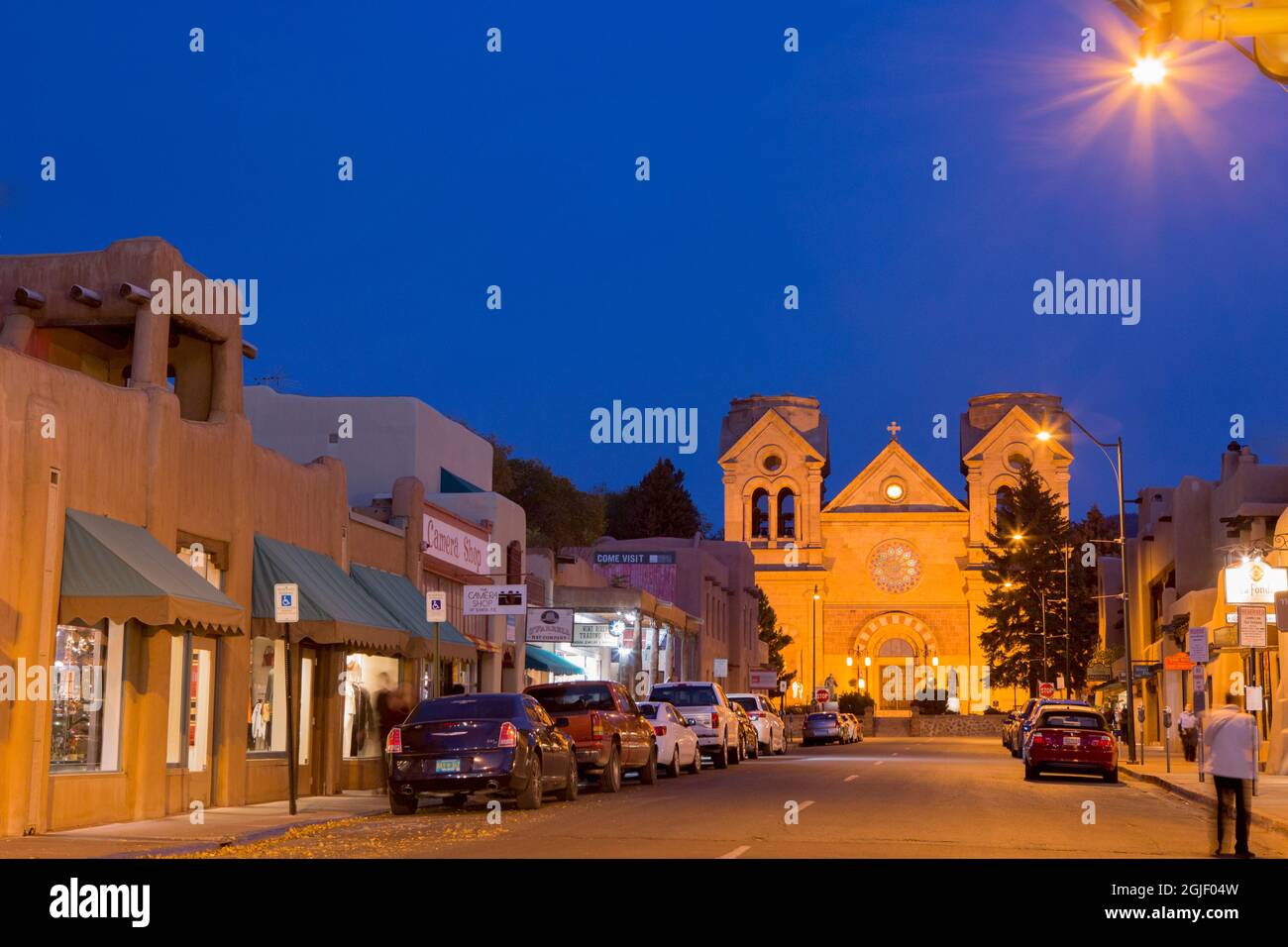 Downtown Santa Fe, New Mexico, USA Stock Photo Alamy