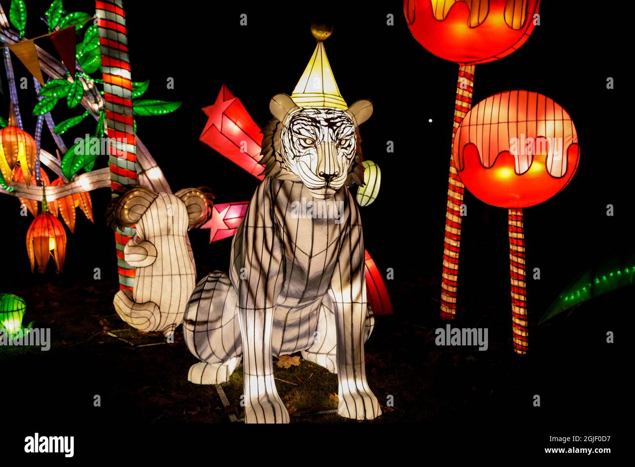 Chinese lantern festival new york hires stock photography and images