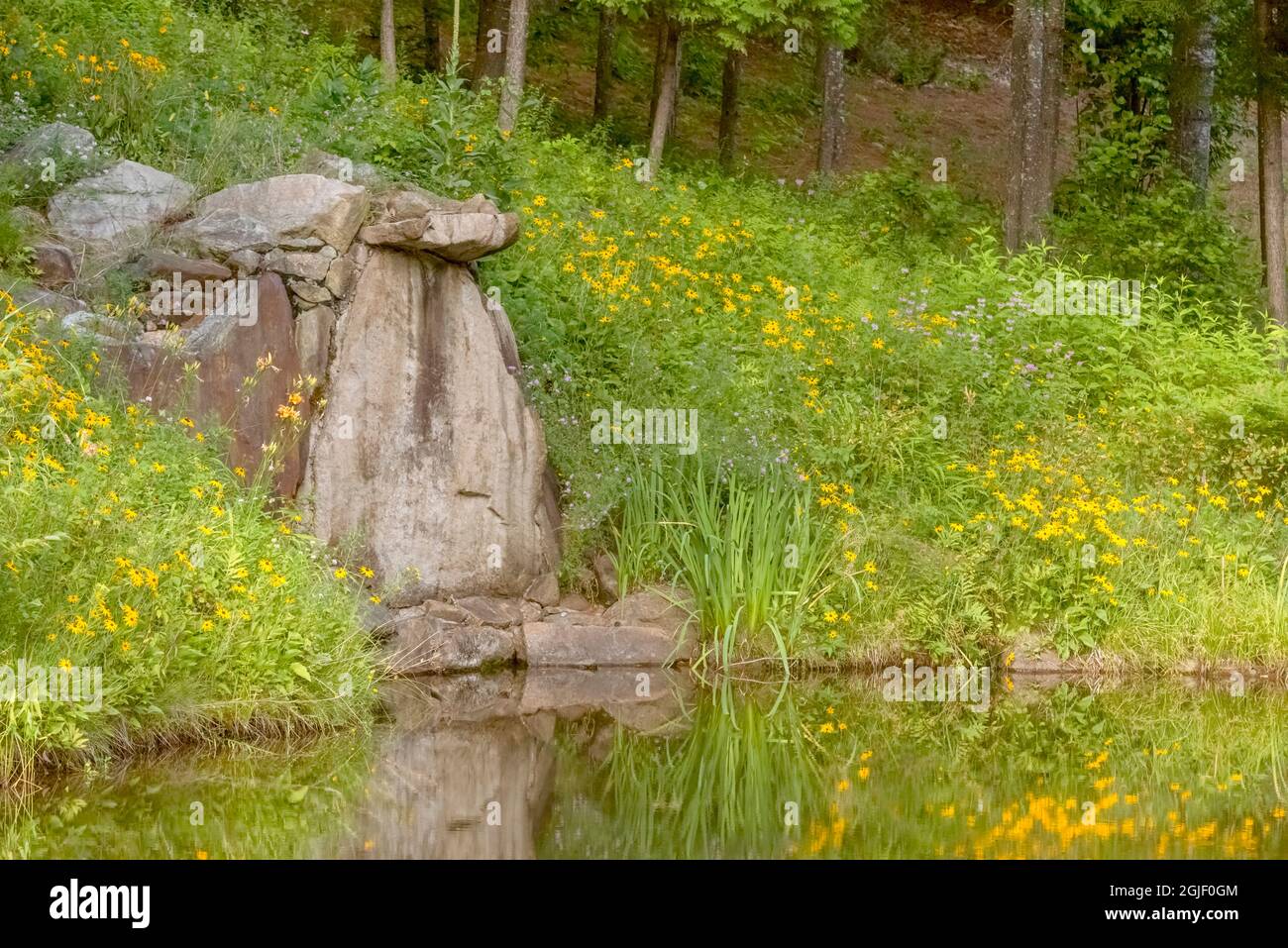 Adirondack Region, Pottersville, New York State, USA., manmade