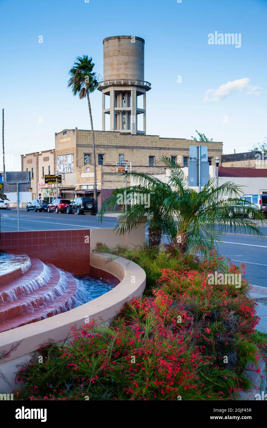 Mainstreet in Weslaco, Texas Stock Photo Alamy