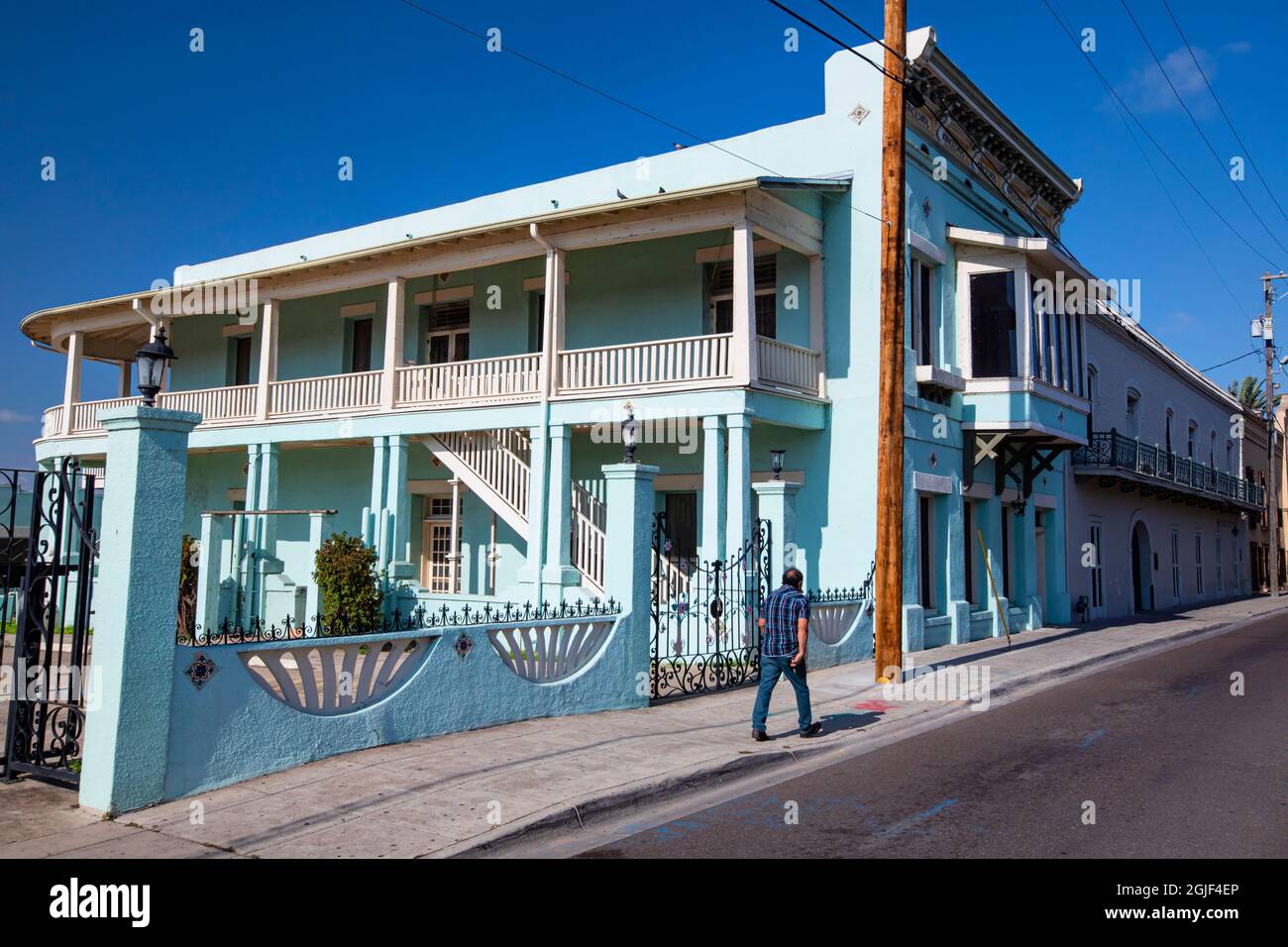 Old house in Laredo, Texas Historic District (Editorial Use Only Stock