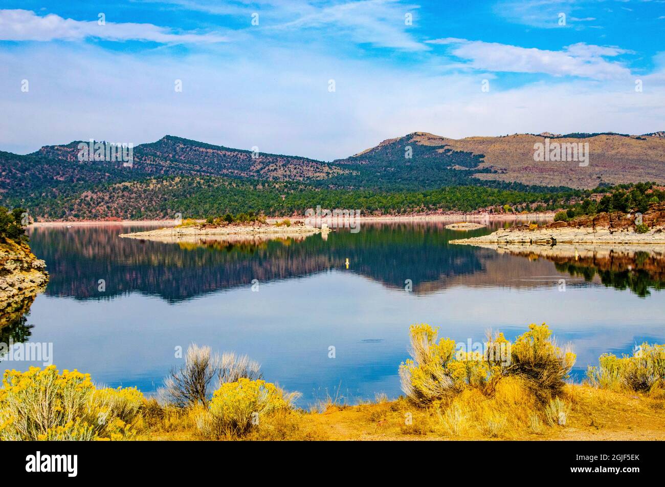 USA, Utah, Flaming Reservoir Stock Photo Alamy