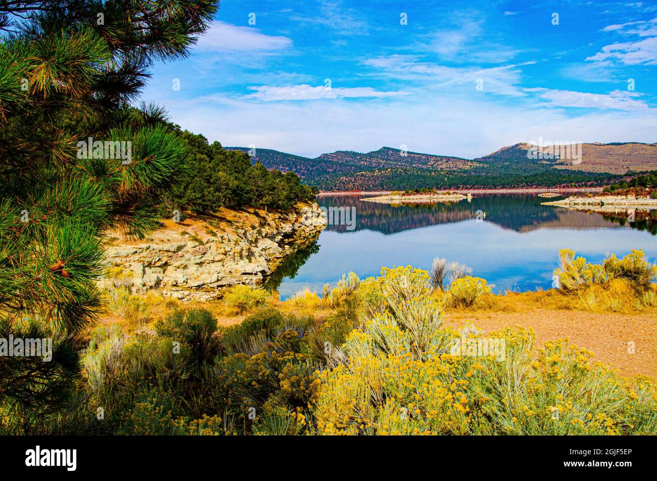 USA, Utah, Flaming Reservoir Stock Photo Alamy