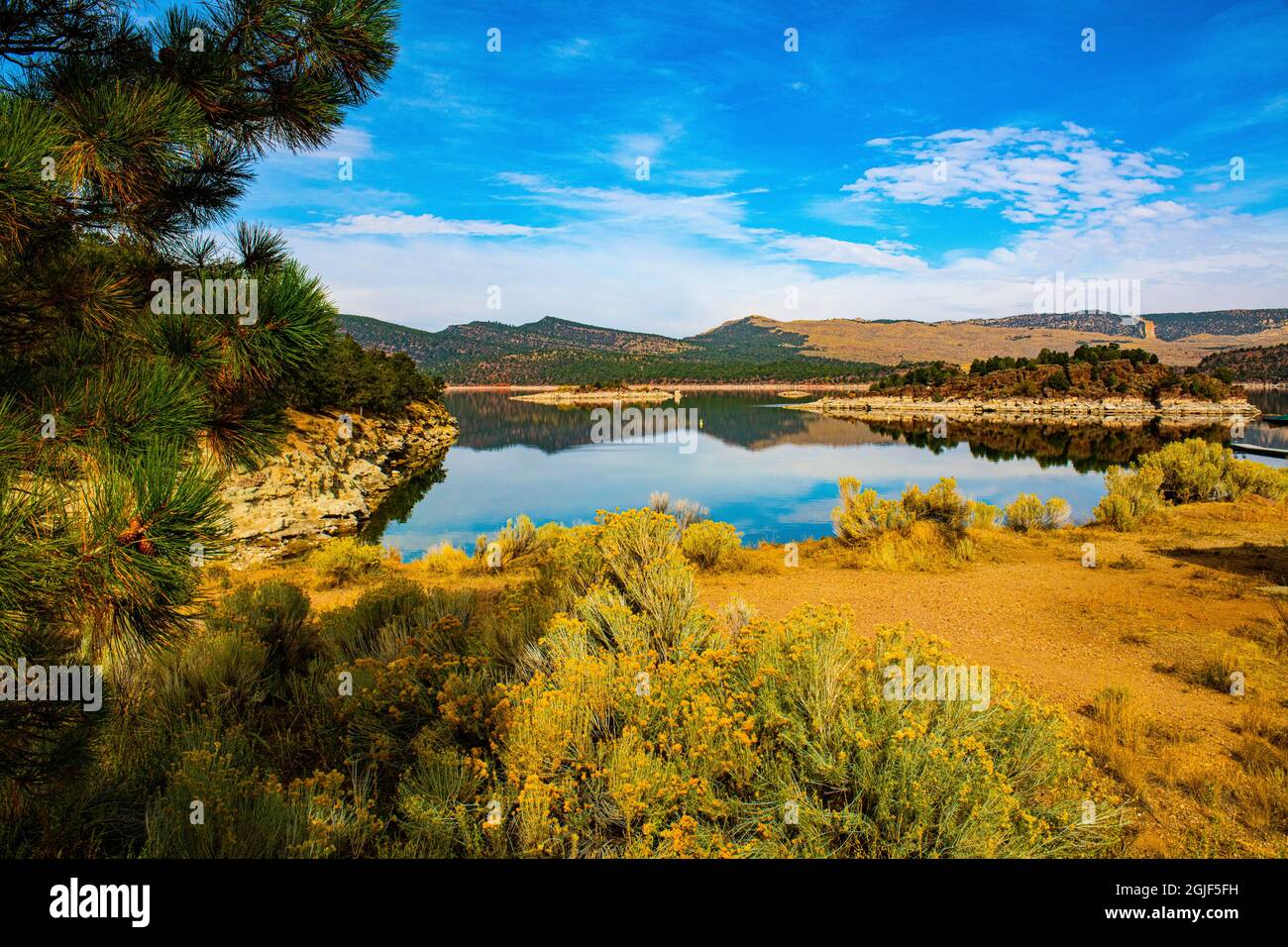 USA, Utah, Flaming Reservoir Stock Photo Alamy