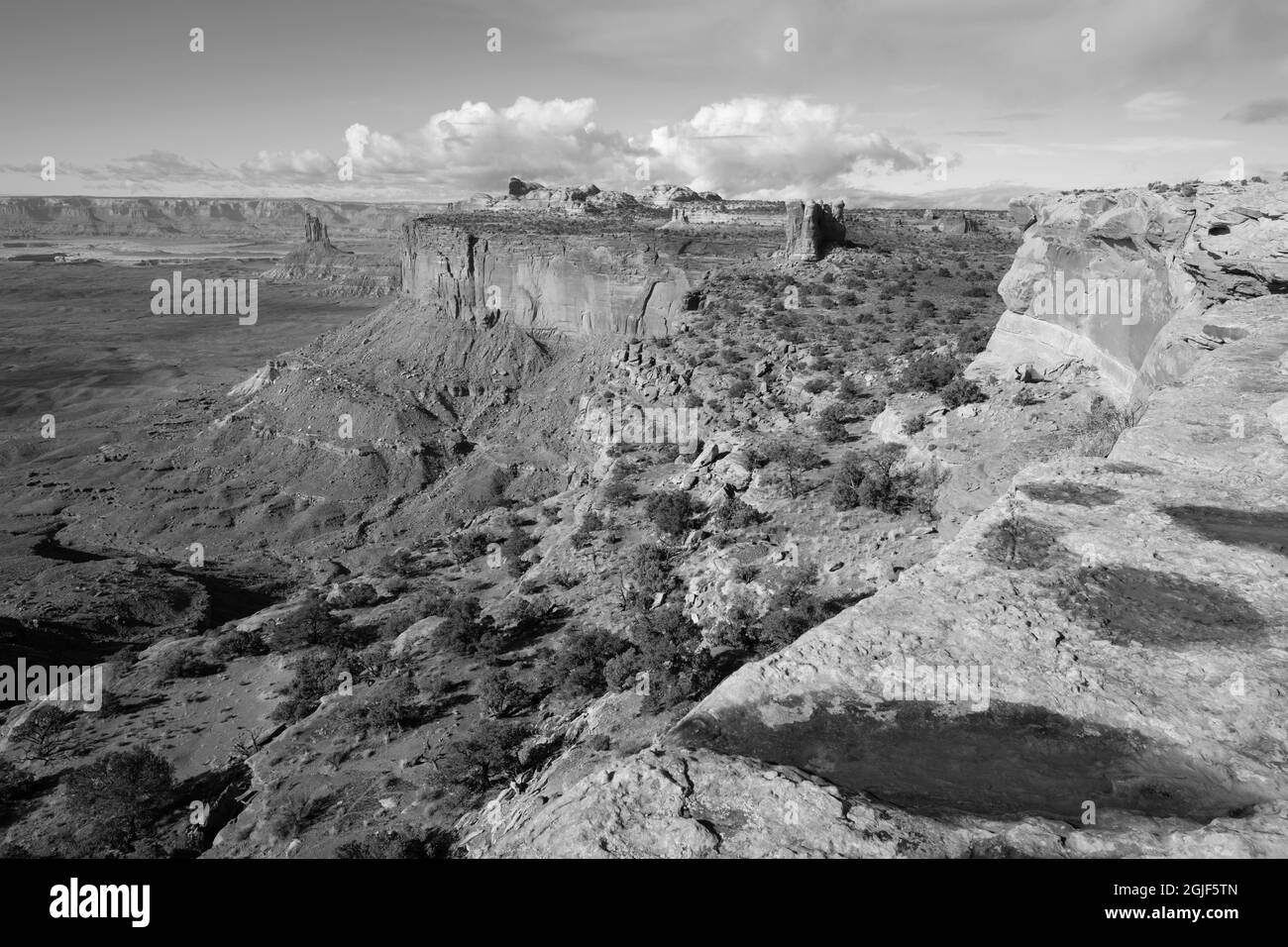 Orange Cliffs Overlook, Canyonlands National Park, Moab, Utah, USA Stock Photo