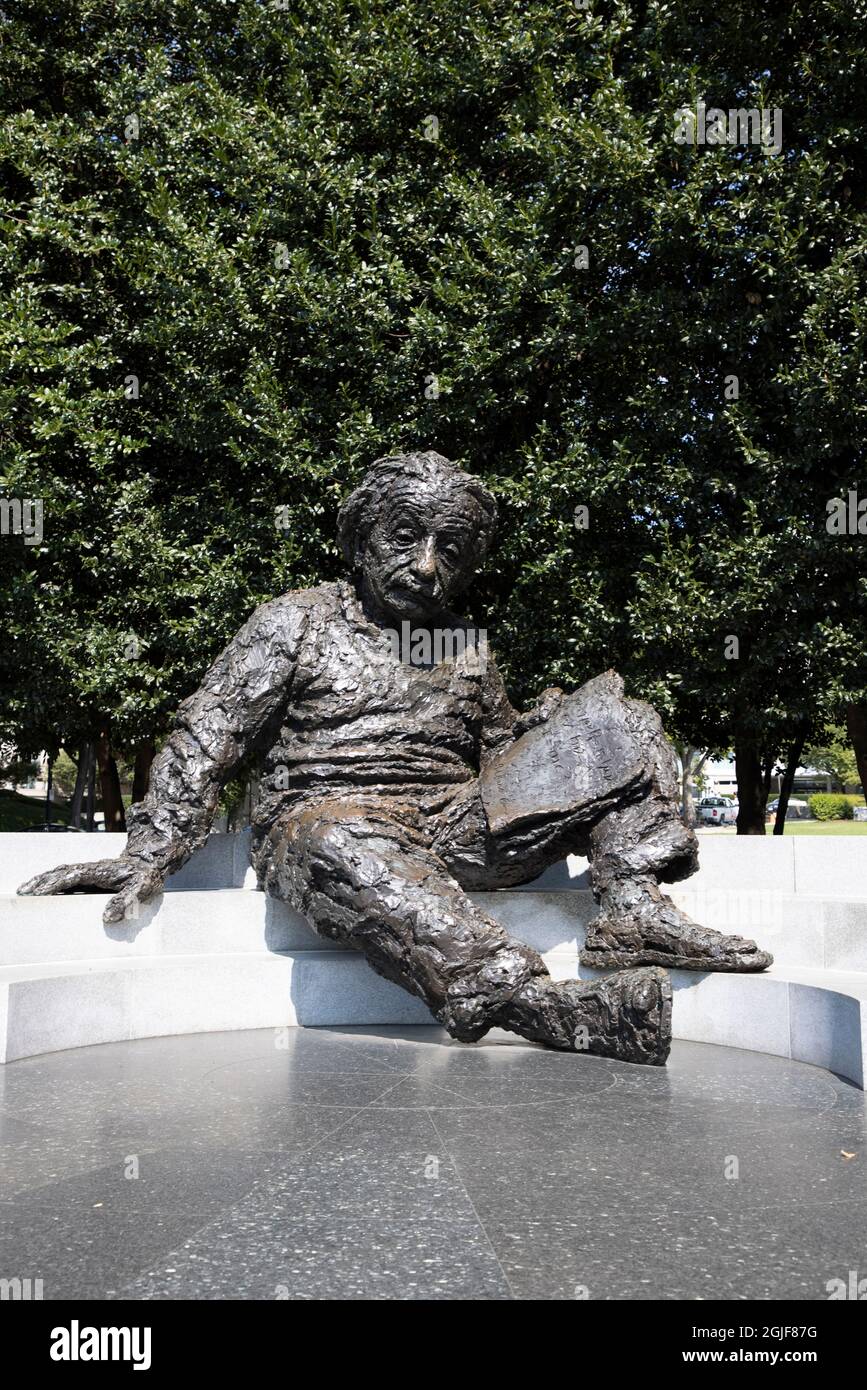 USA, District of Columbia, Washington. Albert Einstein Statue Stock Photo