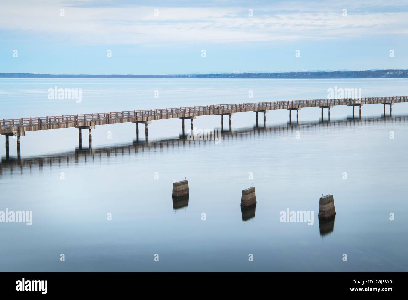 Boulevard Park Boardwalk, Taylor Dock on Bellingham Bay, Bellingham