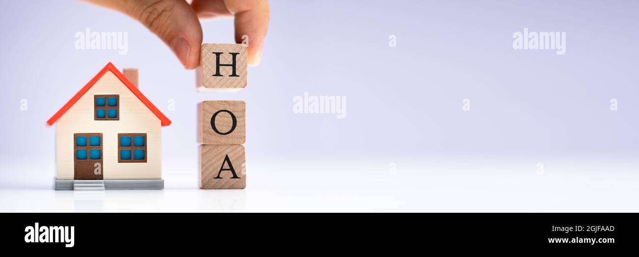 HOA Homeowners Association. Real Estate House Owners Community Stock ...