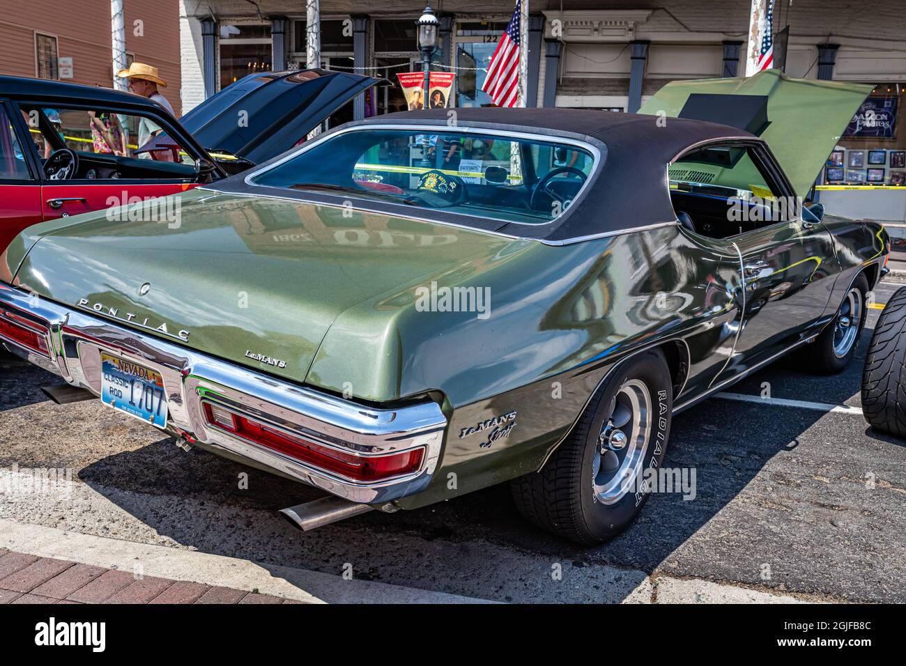 Virginia City, NV July 30, 2021 1970 Pontiac LeMans at a local car