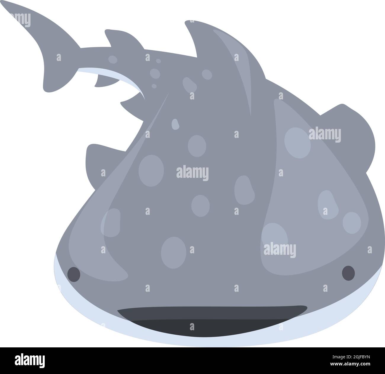 Whale shark predator icon cartoon vector. Sea fish. Animal reef Stock Vector