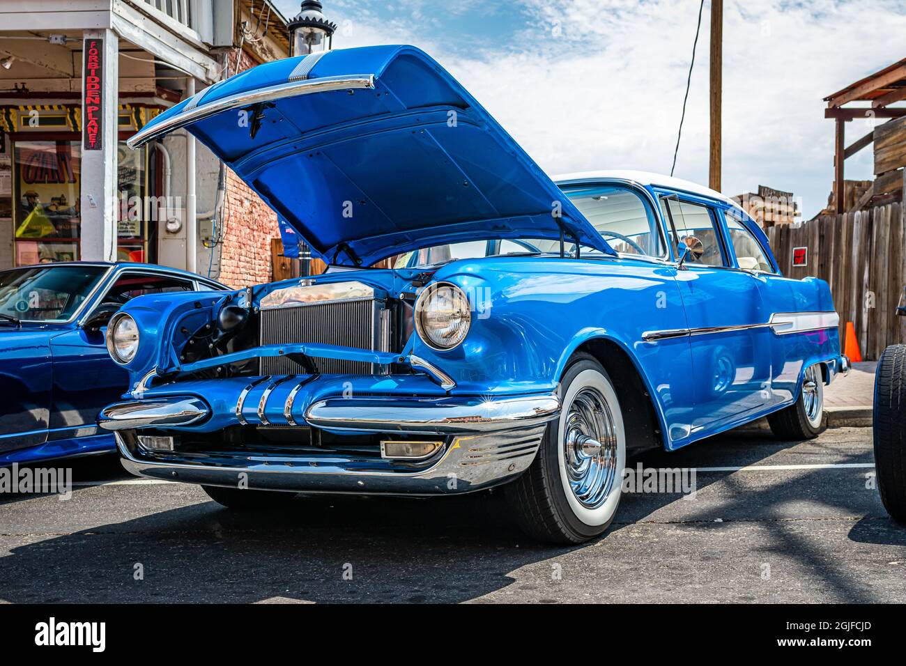 Virginia City, NV July 30, 2021 1955 Pontiac Chieftain at a local