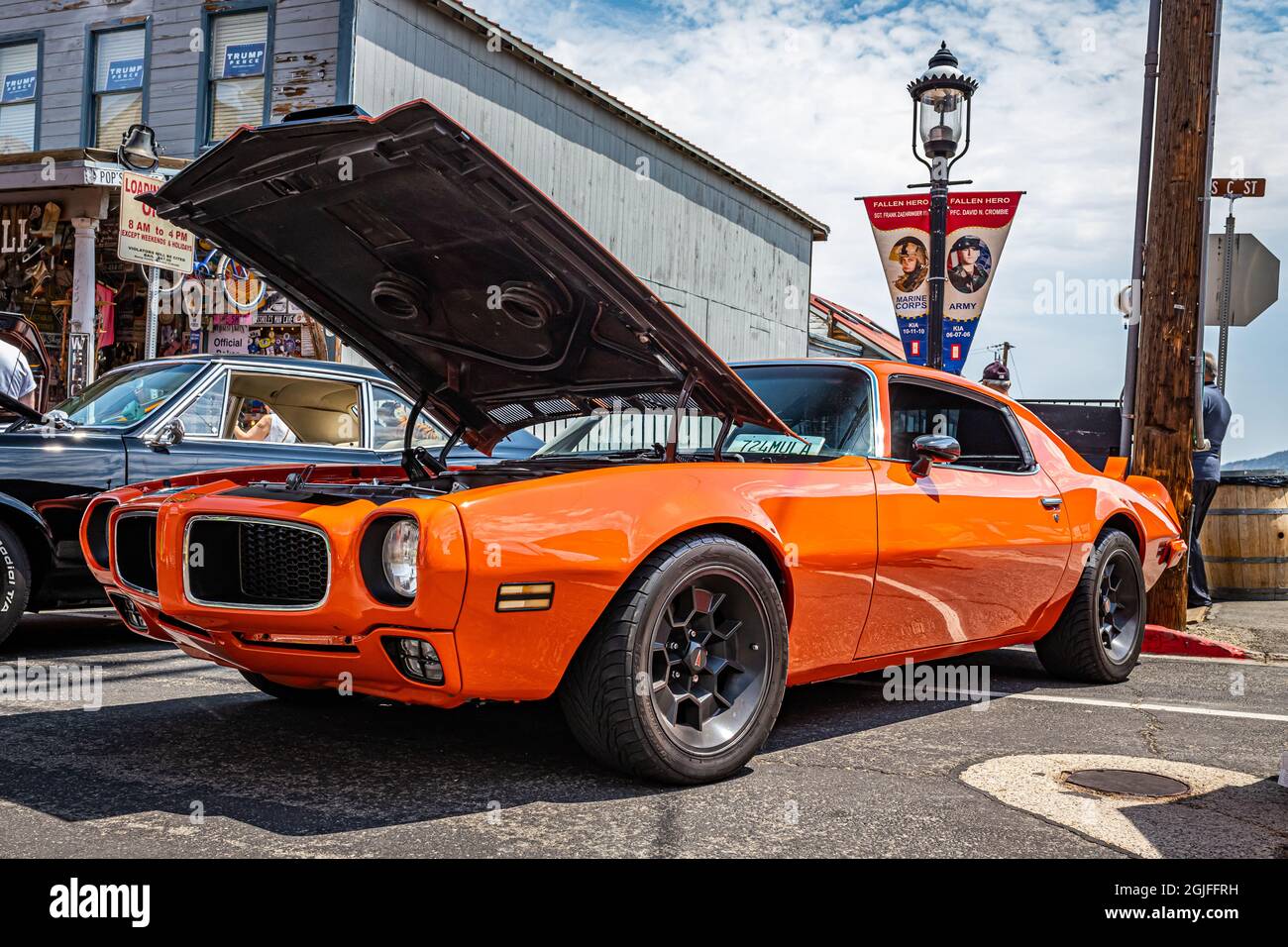 Virginia City, NV July 30, 2021 1972 Pontiac Firebird Formula at a