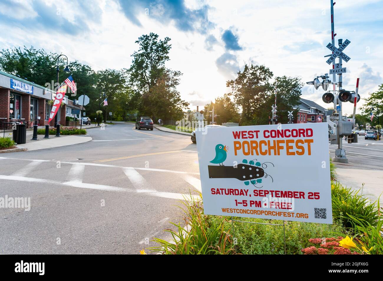 West concord porchfest sign hires stock photography and images Alamy