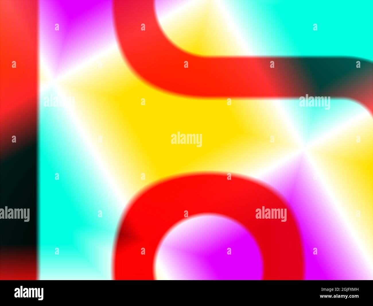 Abstract advertising, multicolored dynamic gradient fluorescen decorative modern pattern Stock Photo