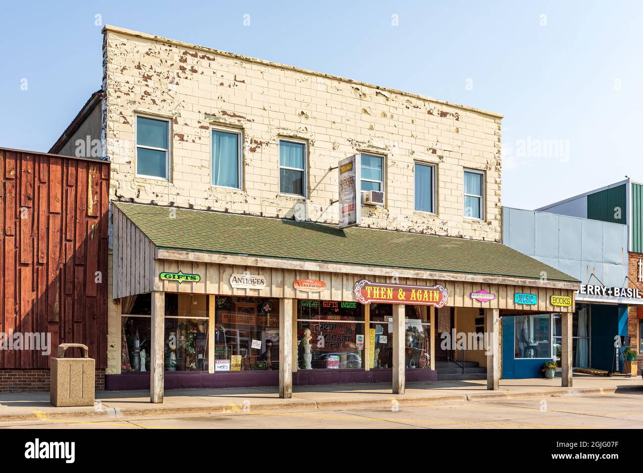 Chamberlain, SD, USA24 AUGUST 2021 A westernthemed storefront called