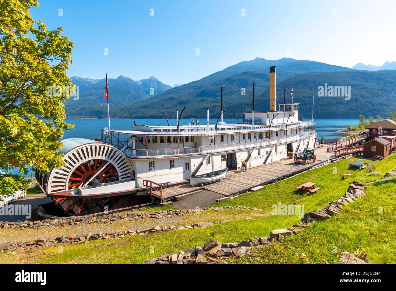 Paddle steamer steamship riverboat sternwheeler national historic site