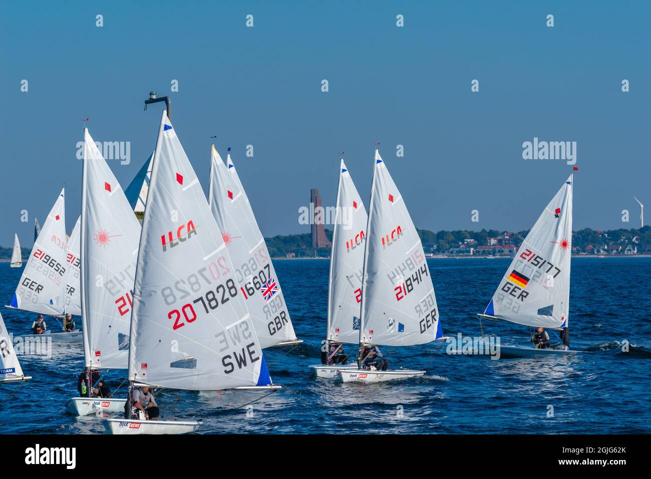 The annual Kiel Week or Kiel Regatta on the Baltic Sea is the world´s