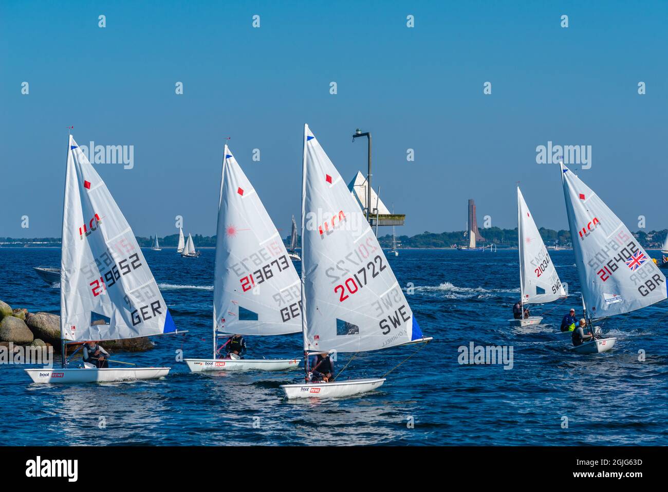 The annual Kiel Week or Kiel Regatta on the Baltic Sea is the world´s