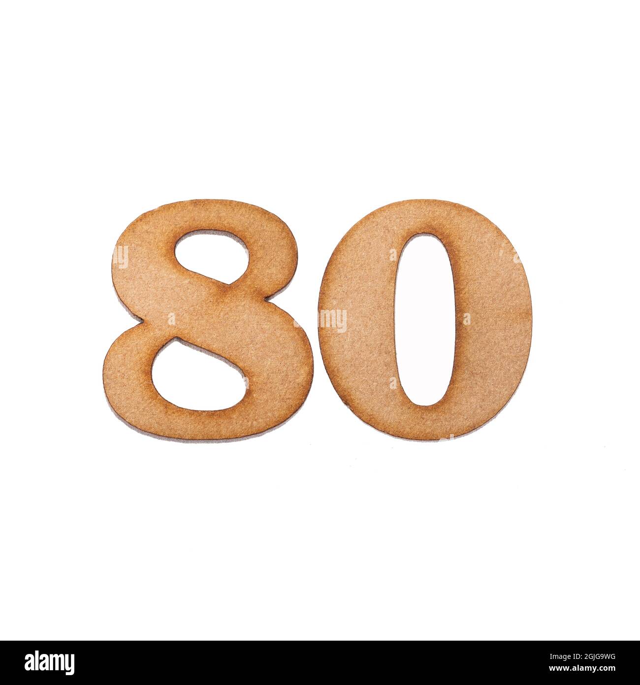 Number 80 Cut Out Stock Images & Pictures - Alamy