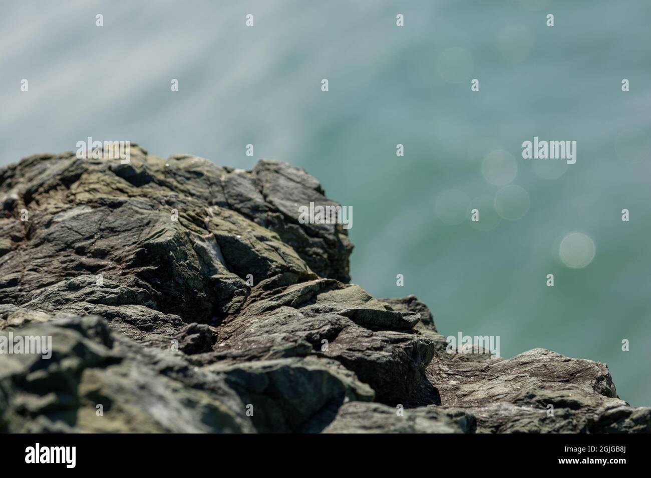 Closeup shot of details on rocks of a shoreline Stock Photo - Alamy
