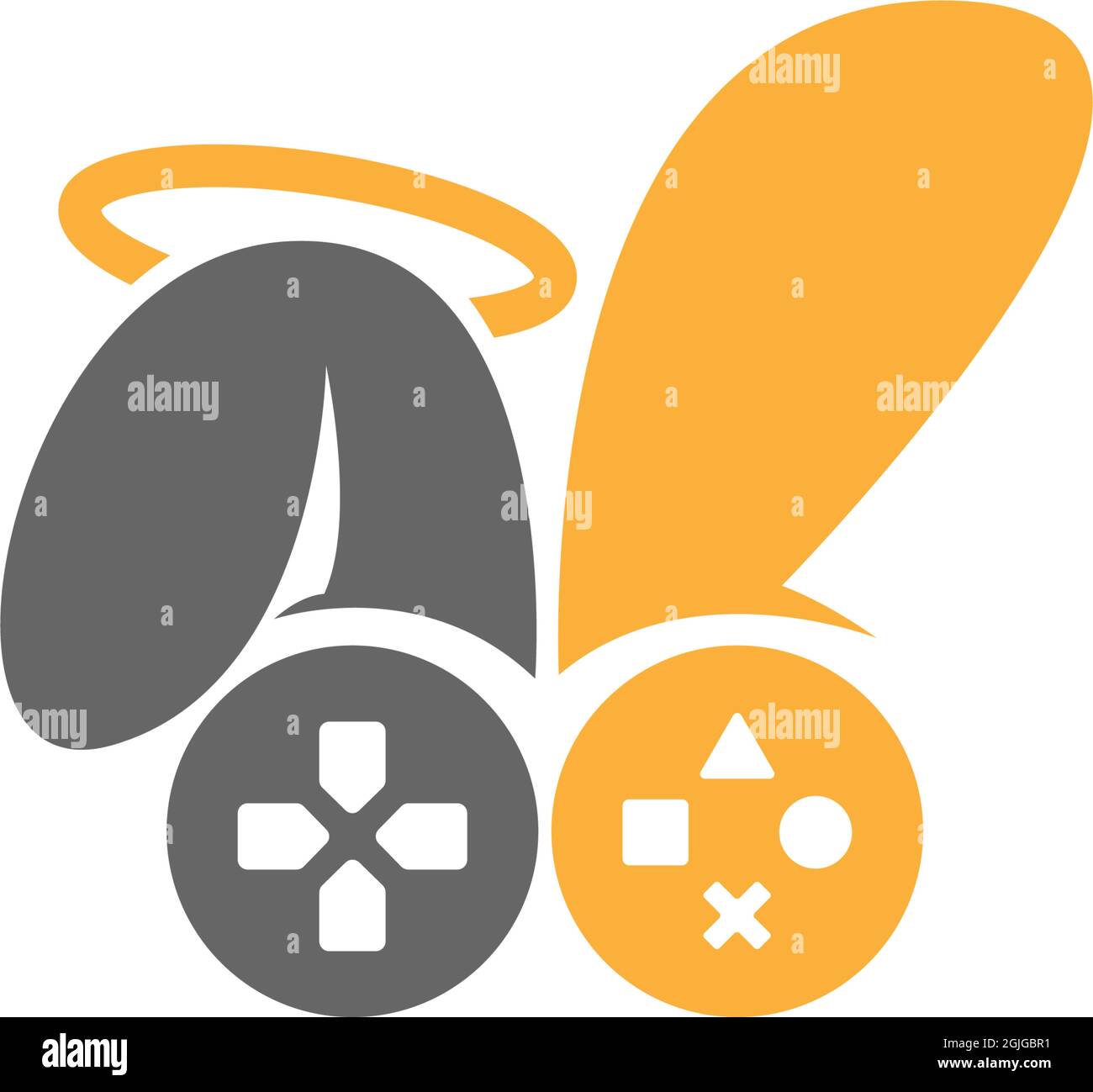 Rabbit logo icon design vector template illustration Stock Vector